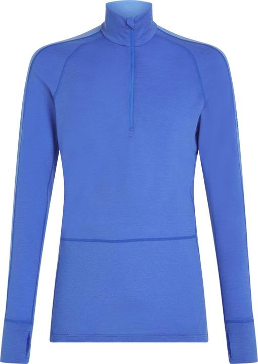 Icebreaker Merino Zoneknit™ 200 Half Zip Funktionsshirt Lang Brilliant / Baja Herren (S)