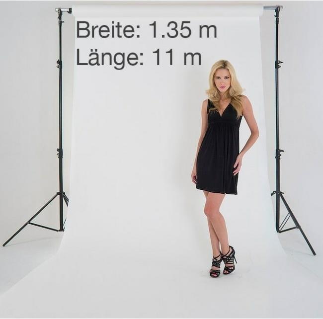 Actual product image Colorama Paper background roll 1.35 x 11 m Black (135 cm, 1100 cm)