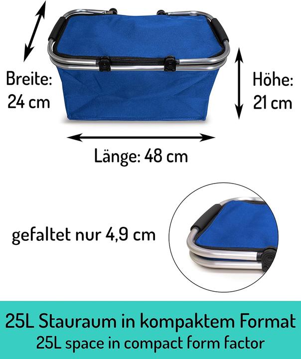 Actual product image e-Best Faltbares Einkaufskorb-Set