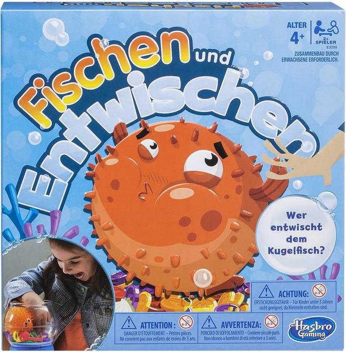 Actual product image Hasbro Gaming Blowfish Blowup (German, English, French)