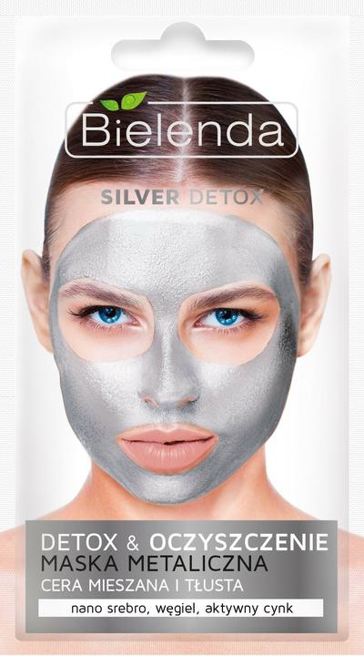 Bielenda Gold Detox Detox & Cleansing Metallic Mask For Combination And Oily Skin 8G