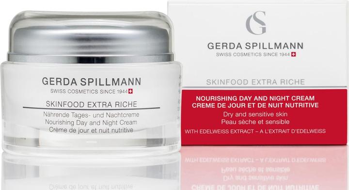 Immagine prodotto Gerda Spillmann Skinfood Extra Riche Cream - Idratante protettivo e nutriente (50 ml, Crema 24h)