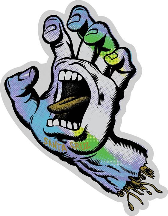 Image du produit Santa Cruz Holo Screaming Hand Sticker 4"