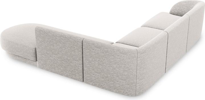 Image du produit Micadoni Canapé D'Angle Droit, "Miley", 6 Places, 255x248x70Fabriqué en Europe (Canapé d'angle)