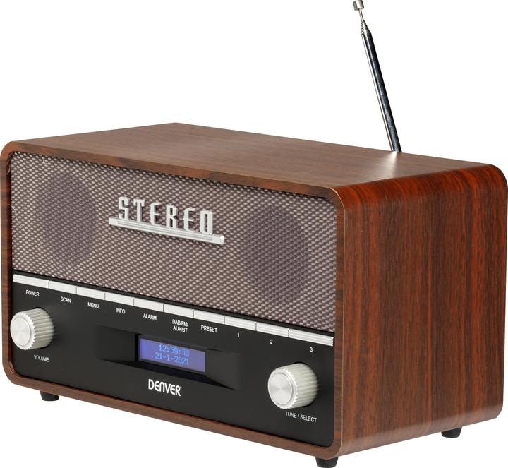 Actual product image Denver DAB-36 (DAB+, FM, PLL, Bluetooth)