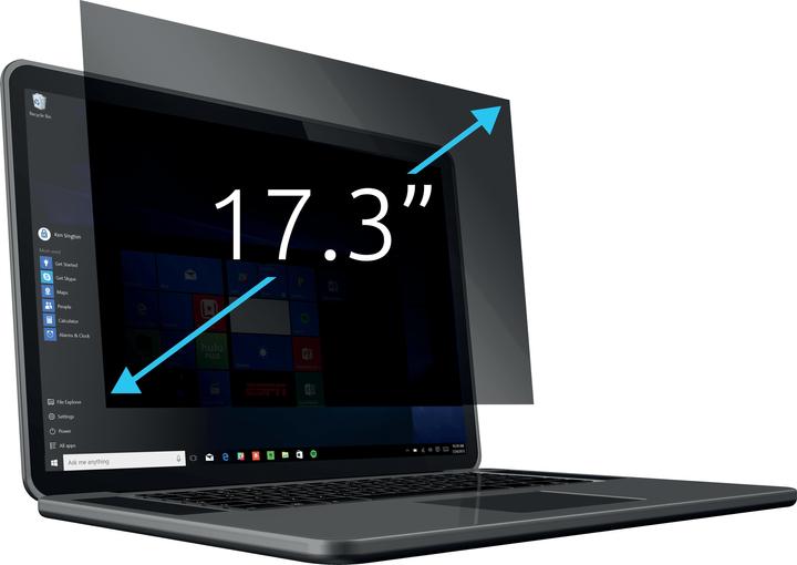 Actual product image Kensington Privacy filter - 2-fold, removable (17.30", 16 : 9)