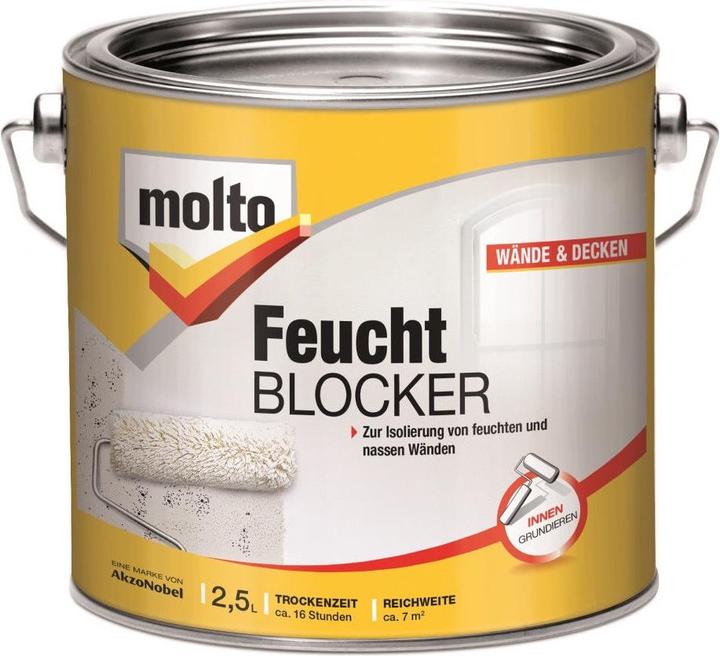 Image du produit Molto Bloqueur d'humidité (Blanc mat, 2.50 l)