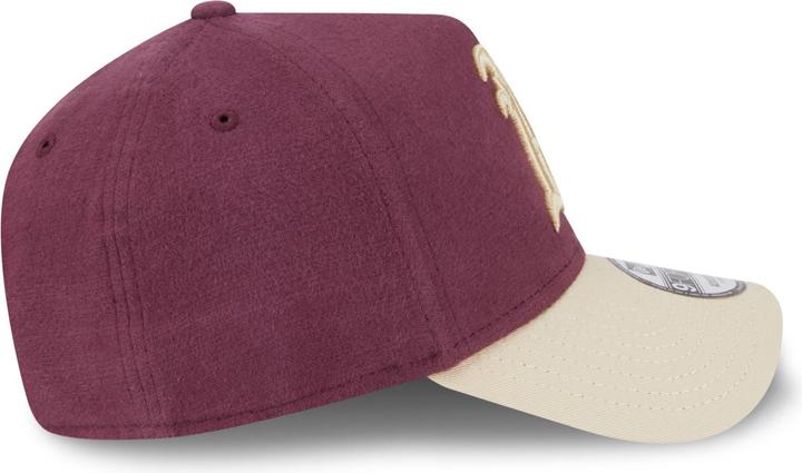 Actual product image New Era A-Frame 9Forty Cap MOLESKIN Oakland Athletics maroon (One size)