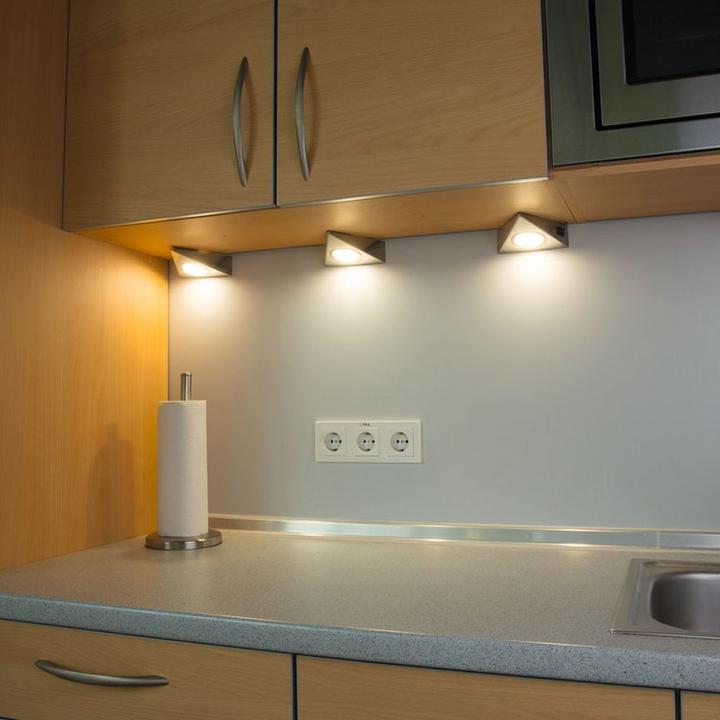 Actual product image Heitronic LED under cabinet light GENUA set of 3 (360 lm)