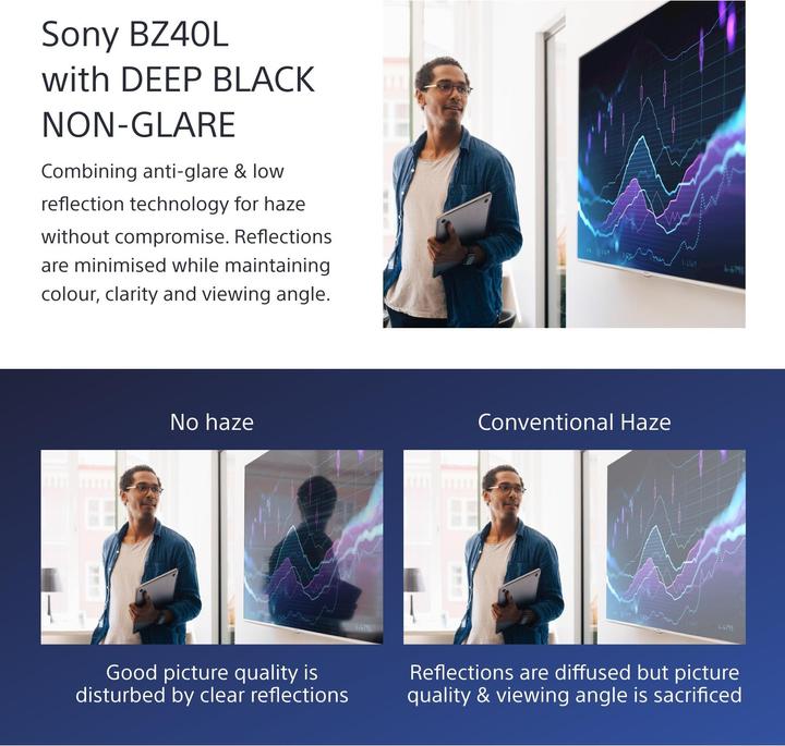 Produktbild Sony 85" Pro BRAVIA LCD 650nit Haze (3840 x 2160 Pixel, 85")