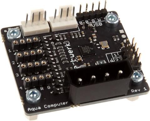 Produktbild Aqua Computer farbwerk Vierkanal RGB-Controller (5 Lüfter)