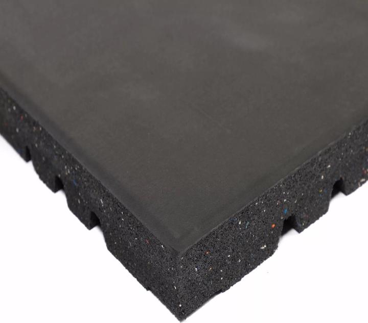 Produktbild Stockz Gummiboden "Connect Tiles Pure Black" 50x100cm (3 cm)