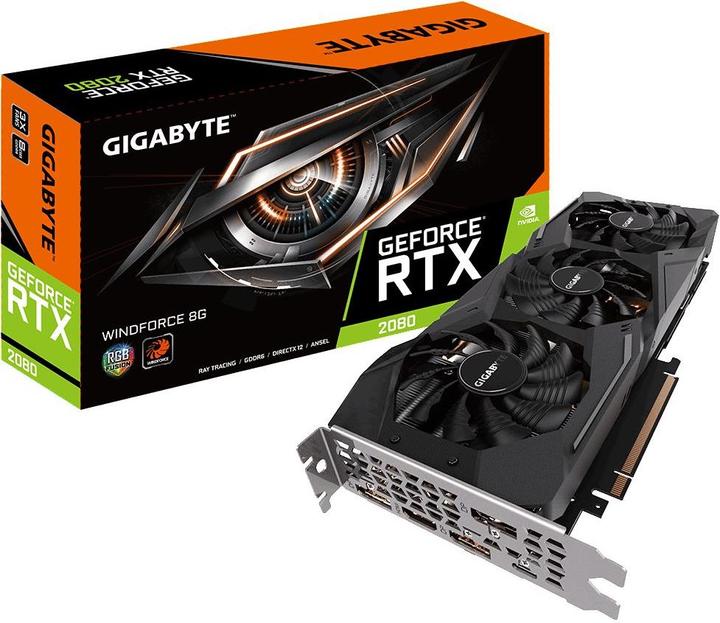 Produktbild Gigabyte GeForce RTX 2080 Windforce 8G (8 GB)