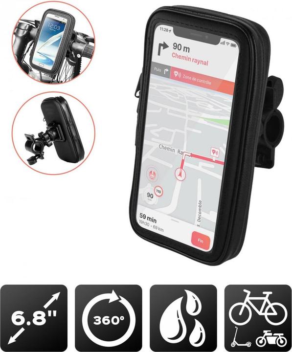 Actual product image Akashi Bike/Motorcycle Mount 4"- 6.8"