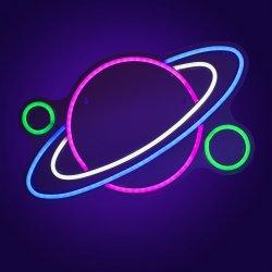 Actual product image Activejet AJE-NEON PLANET LED Neon (32 cm, Indoor, Outdoor)