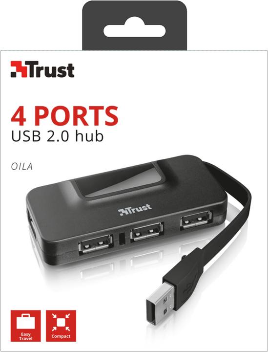 Actual product image Trust Oila 4 Port USB 2.0 Hub (USB-A, 4 ports)