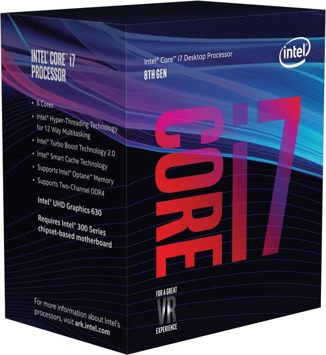 Produktbild Intel Core i7-8700 (LGA 1151, 3.20 GHz, 6 -Core)
