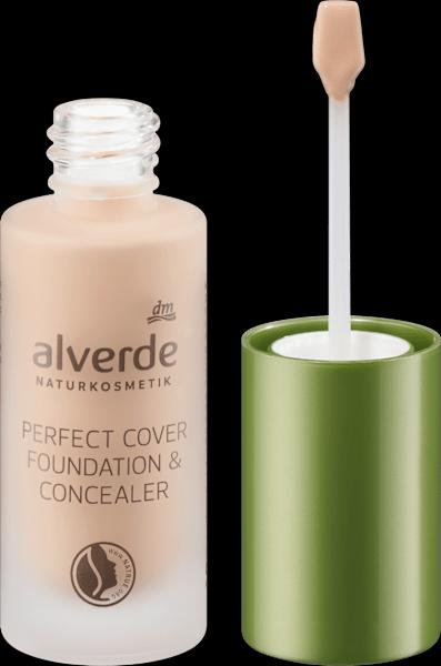 dm alverde Foundation & Concealer Perfect Cover 20 Almond