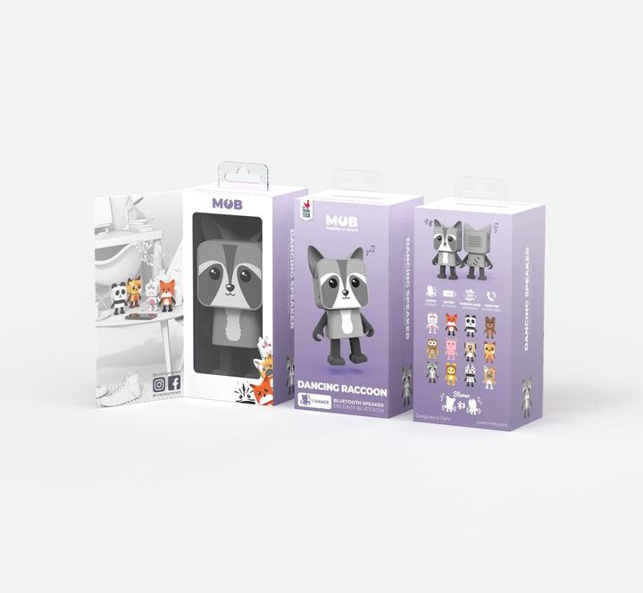 Image du produit Mobility on Board Dancing Animal speaker Raton laveur (4 h, Fonctionnement sur batterie)