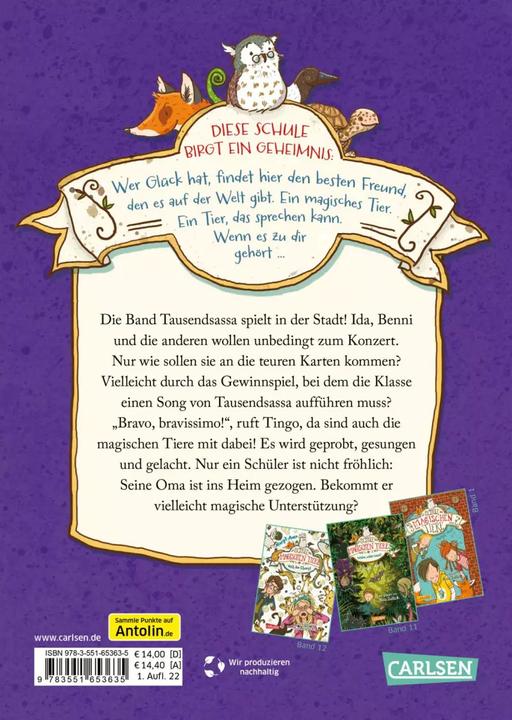 Produktbild Die Schule der magischen Tiere 13: Bravo, bravissimo! (Margit Auer, Deutsch)