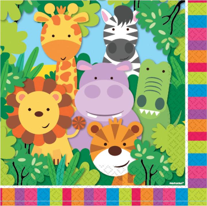 Actual product image Amscan Dschungel (20 x, 33 x 33 cm)