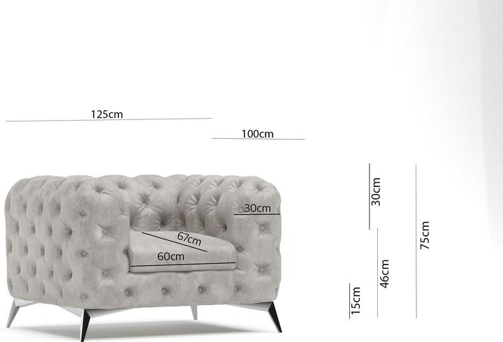 Produktbild Ropez Chelsea (3-Sitzer, 2-Sitzer, Polstergruppe, 1-Sitzer)