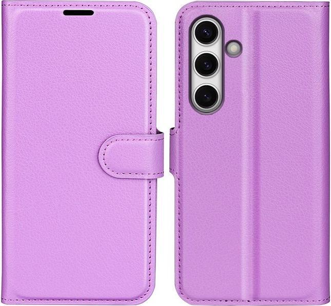 Actual product image MU Classic Litchi Leather Bookcover Series (Samsung Galaxy S24 FE)