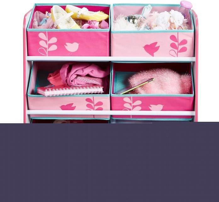 Actual product image Worlds Apart World Apart storage shelf flowers and birds