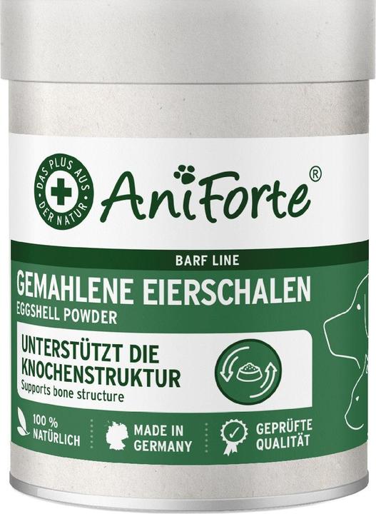 Image du produit AniForte Poudre de coquilles d'oeufs pour chiens et chats (Adulte, 1 pcs, 250 g)