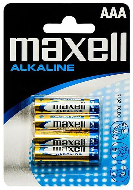 Immagine prodotto Maxell Batteria alcalina AAA Micro LR03 (4 pz., AAA, 210 mAh)