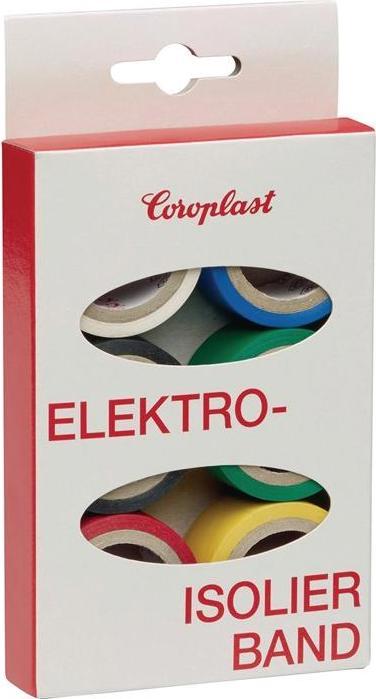 Coroplast PVC adhesive tape set Blue, Yellow (19 mm)