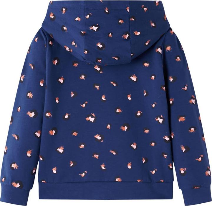 Immagine prodotto VidaXL Felpa con cappuccio per bambini blu navy 128,Materiale: 95 (128)
