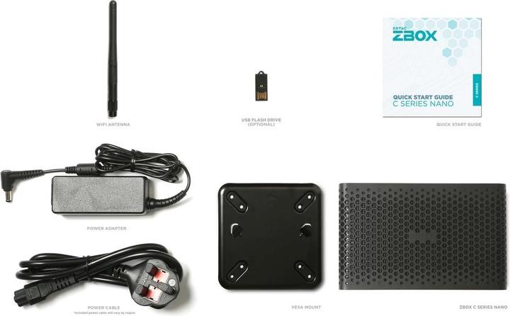 Actual product image Zotac ZBOX-CI625NANO I3-1115G4 Intel DDR4 HDMI DP (Intel Core i3-1115G4)