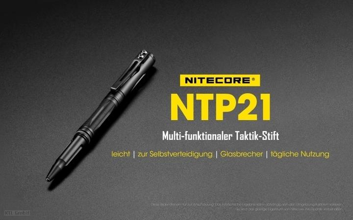 Actual product image Nitecore Tactical Pen NTP21 (Black, 1 x)