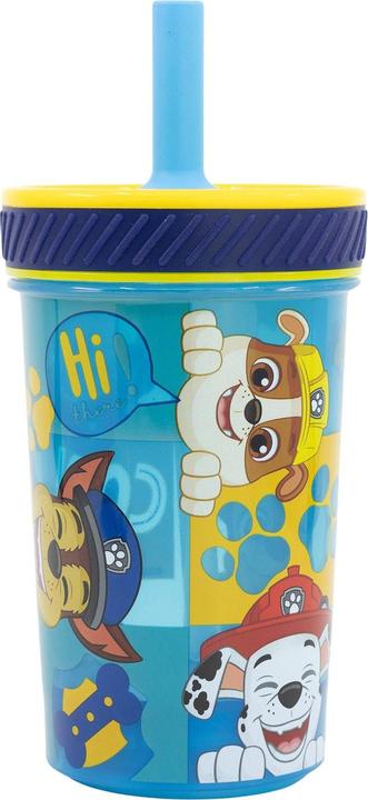 Stor Paw Patrol ""Hi There"" - Tazza antigoccia con cannuccia in silicone (370 ml)