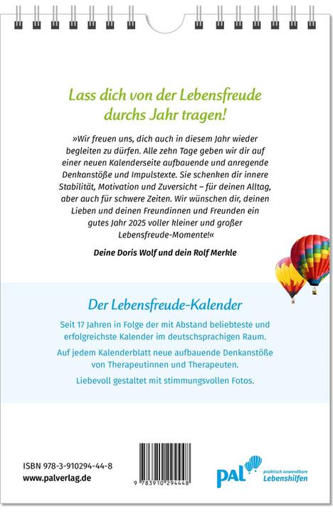 Image du produit Le calendrier de la joie de vivre (Non contraignant, Allemand)
