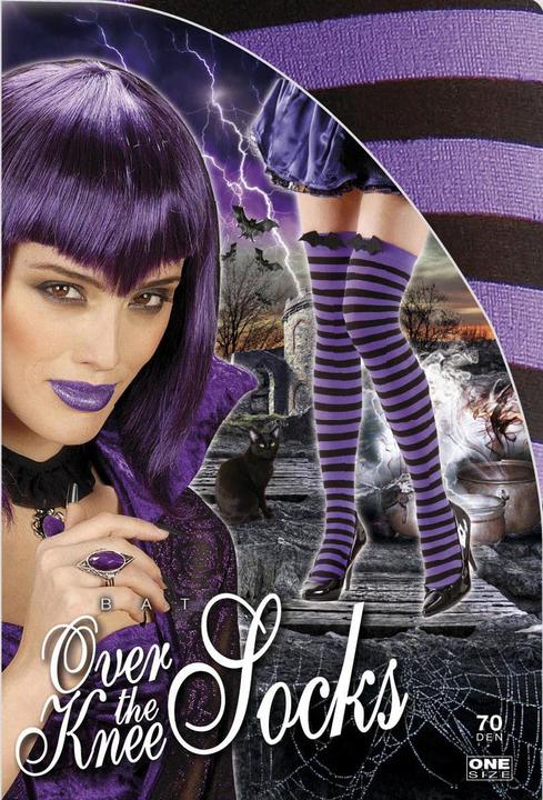 Produktbild Widmann Overknees Socken Fledermaus
