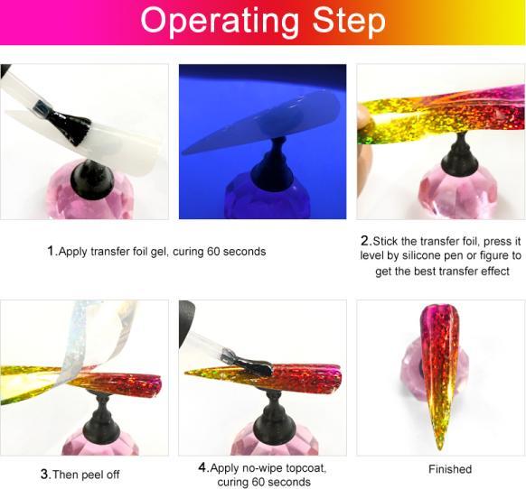 Produktbild Nagellack24 Nail Art Folie / Lovley 2 (Nagelverzierung)