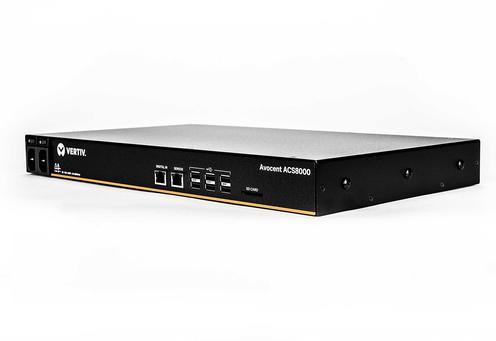 Actual product image Vertiv 48-Port ACS8000 Console System with dual AC Power Supply and Analog Modem