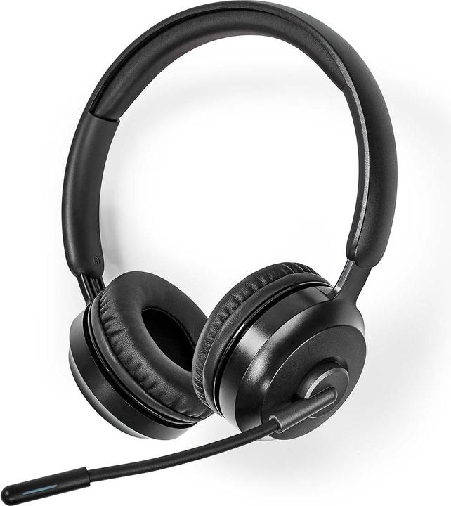Immagine prodotto Nedis Cuffia per PC | On Ear | Stereo | Bluetooth | Microfono pieghevole | Nero (Senza fili, USB-C)