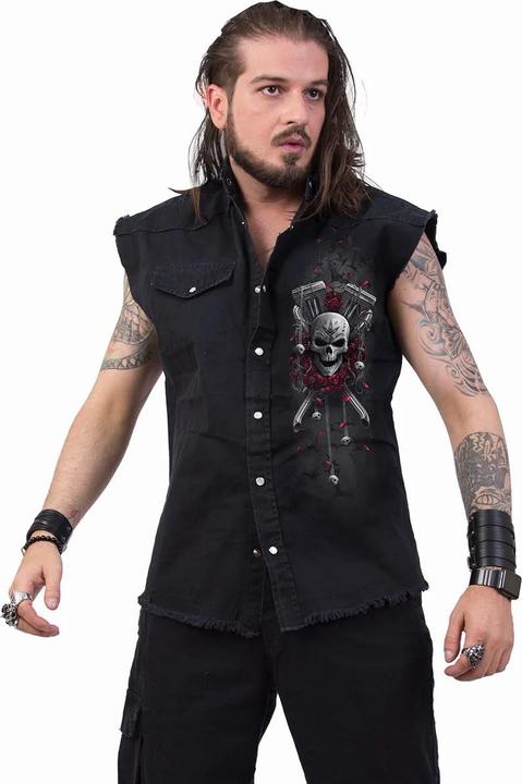 Produktbild Spiral Dotd Bikers Hemd Ärmellos (4XL)