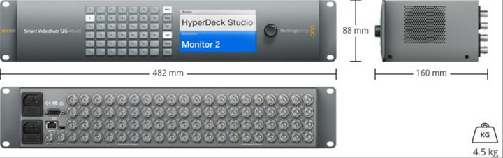 Image du produit Blackmagic Smart Videohub 12G 40x40 (Numérique -> Numérique)
