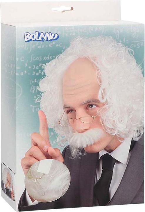 Produktbild Boland Perücke Einstein: Mit Brille Und Schnurrbart
