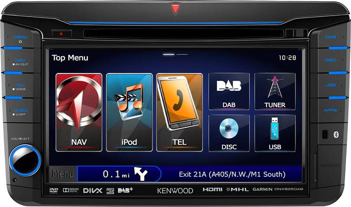 Produktbild Kenwood Corp. Dnx525dab-Kim