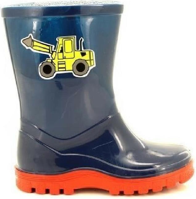Image du produit Storm Wells Bottes en caoutchouc Puddle garçon avec motif pelleteuse (24)