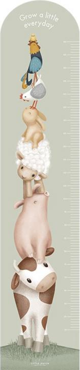 Little Dutch Messlatte Wandsticker / Wandaufkleber Little Farm