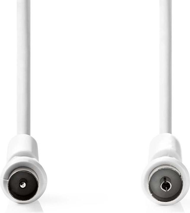 Produktbild Nedis Koaxial Kabel | IEC (Coax) Stecker | IEC (Coax) Buchse | Vernickelt | 120 dB | 75 Ohm | 4-fach (120 dB, Antennenkabel)