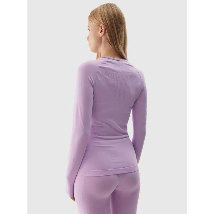 Actual product image 4F Koszulka termoaktywna damska F152 jasny fiolet 4FWAW24USEAF152 52S M/L (52)