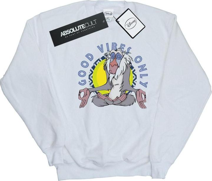 Actual product image Disney Mens The Lion King Rafiki Good Vibes Only Sweatshirt (4XL)