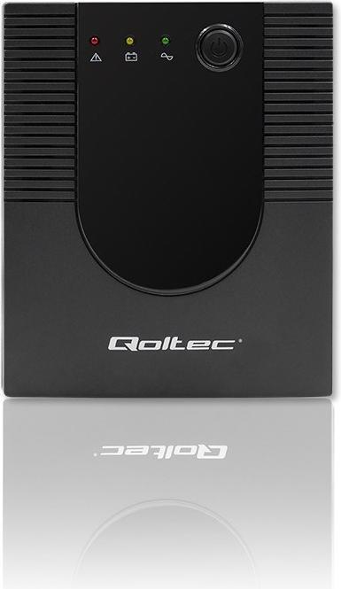 Image du produit Qoltec Zasilacz awaryjny UPS | Monolith | 1200VA | 720W (1200 VA, 720 W, Line-interactive Onduleur)
